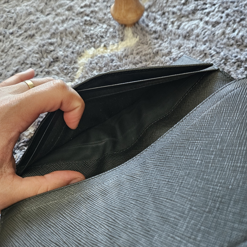 Prada Black Saffiano Leather Long Wallet - Picture 9 of 10